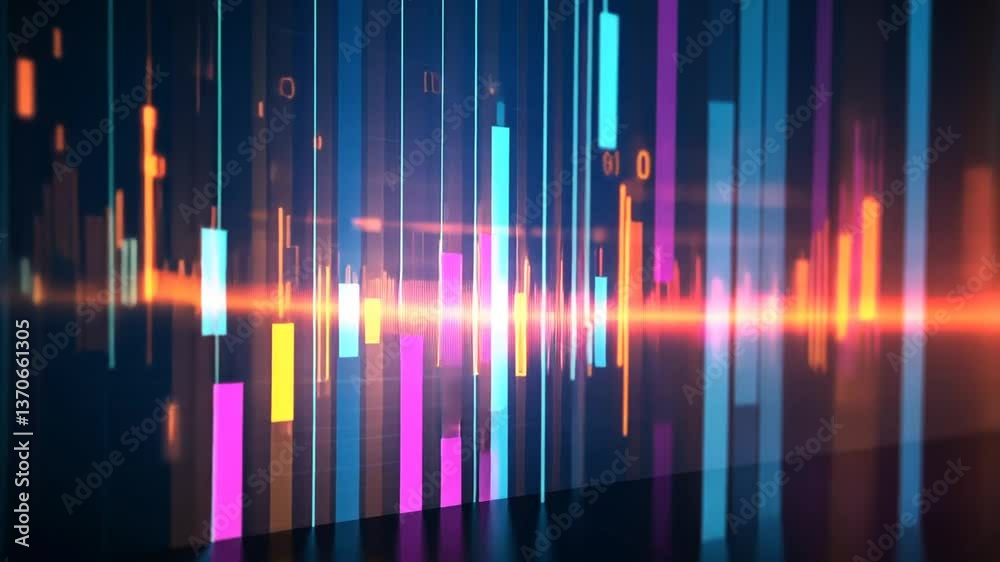 Dynamic Financial Charts Create Vibrant Visualizations of Data Trends Generative AI Dynamic Financial Charts Create Vibrant Visualizations of Data Trends Generative AI