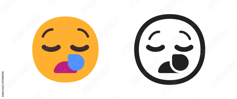 Fototapeta premium Sleeping Face