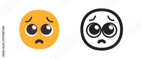 Pleading Face with Big Eyes 