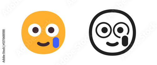 Disappointed but Relieved Face