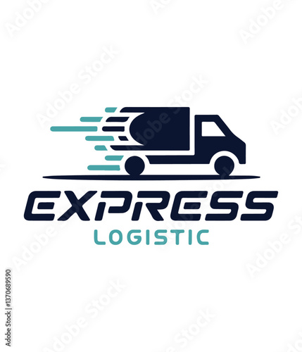 Illustration Logistics Delivery Company Logo
