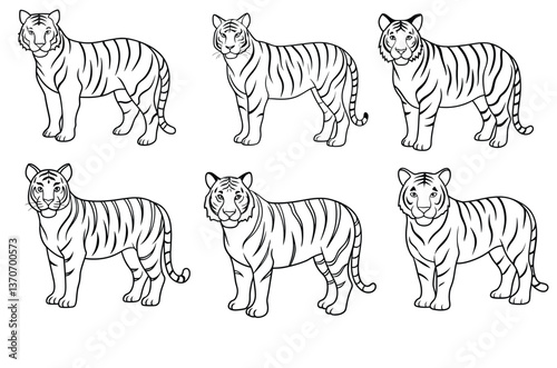 tiger,  icon vector illustration, tiger silhouette of a tiger isolated on a white background, eps, png, svg, vector,