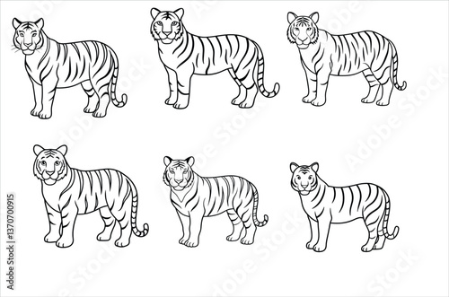 tiger,  icon vector illustration, tiger silhouette of a tiger isolated on a white background, eps, png, svg, vector,