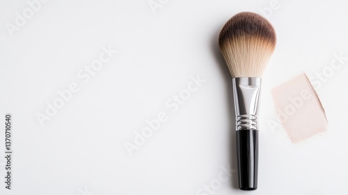 Makeup brush and powder puff