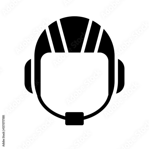 Helmet Icon Vector Element