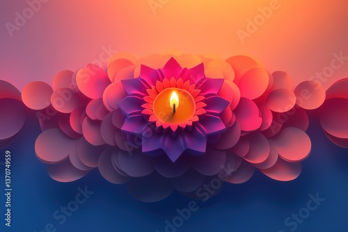 Happydiwali rule of third - Illustration ofdiwali rule of third diya rule of third with copy space