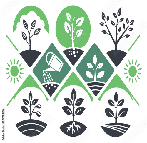 plant icon sheet 