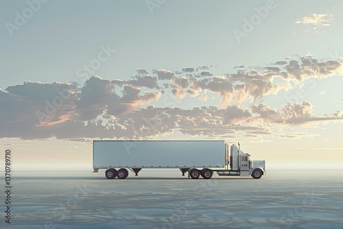 High Detail Picture of a Truck That Says the Word on the Side