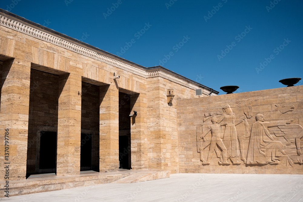 Fototapeta premium Ancient Temple of Anitkabir