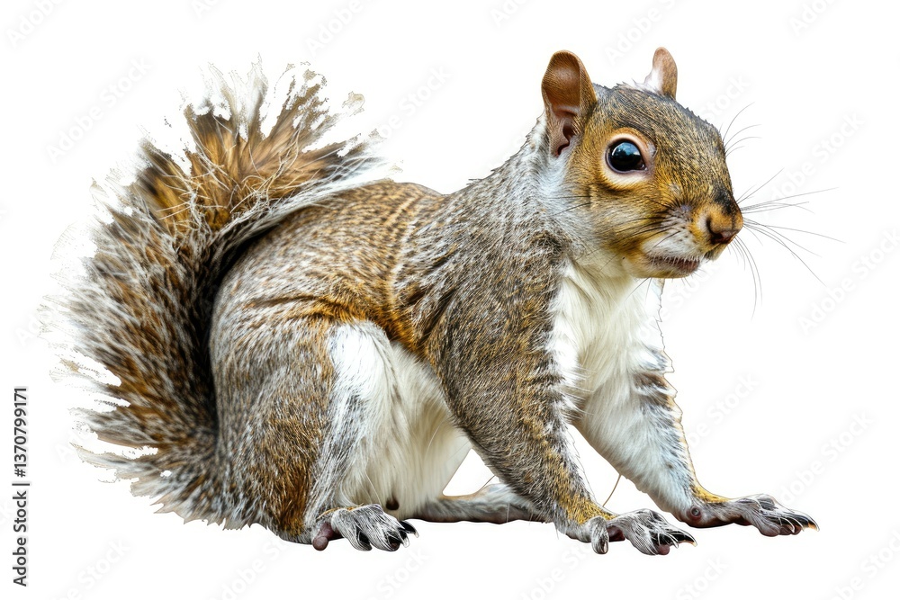 Isolated Squirrel Portraits Multiple Angles and Side Views, Transparent Background Generative Ai Isolated Squirrel Portraits Multiple Angles and Side Views, Transparent Background Generative Ai