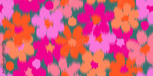 Exotic hand drawn flowers, seamless patterns embroidery ethnic style with floral for fabric, textiles, packaging, wallpaper, wall art, home decor, abstract backgrounds. Vector illustration.