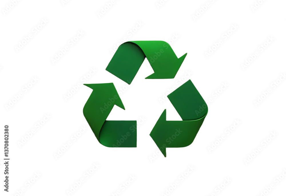 recycle symbol on white background recycle symbol on white background