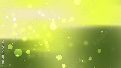 Wallpaper Mural Yellow blurry lights create an abstract green and yellow bokeh background. Torontodigital.ca