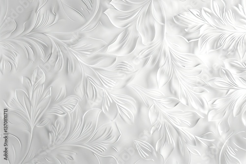 Premium Quality Picture of Frosted Patterned Glass White Backgrounds White