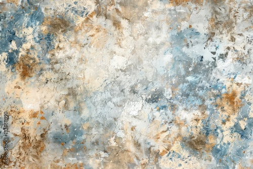 Flawless Image of Abstract Beige and Blue Grunge Texture