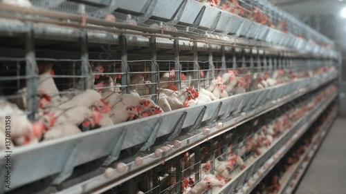 Closed-Space Poultry Farming for Egg Production