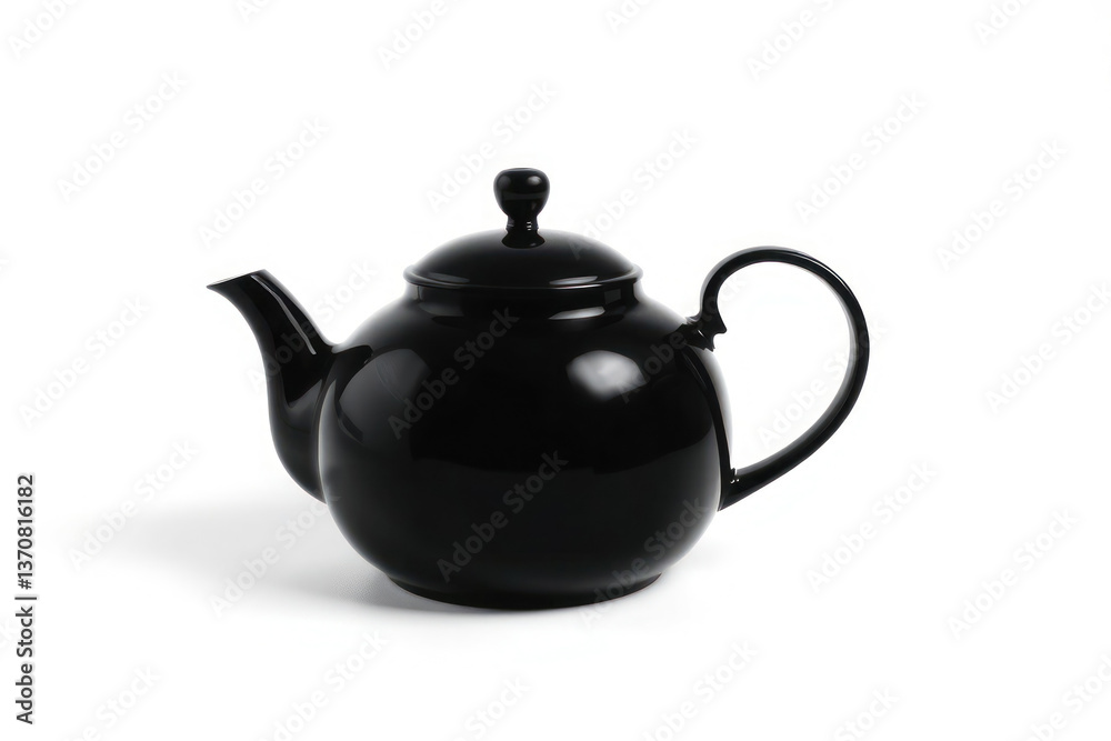brightly lit teapot, isolated on neutral background, highlighting its form and details. brightly lit teapot, isolated on neutral background, highlighting its form and details.