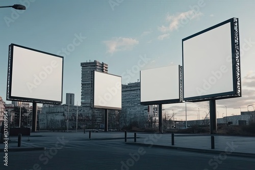 Ultra Quality Image of Free Billboards Mockups Scene 3D