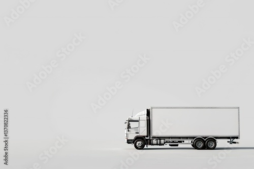Ultra Hd Visual of Photo of Truck Minimalist Illustratio