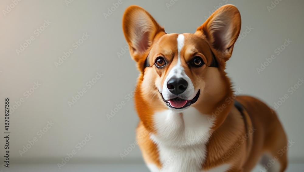 welsh corgi breed dog isolated background welsh corgi breed dog isolated background
