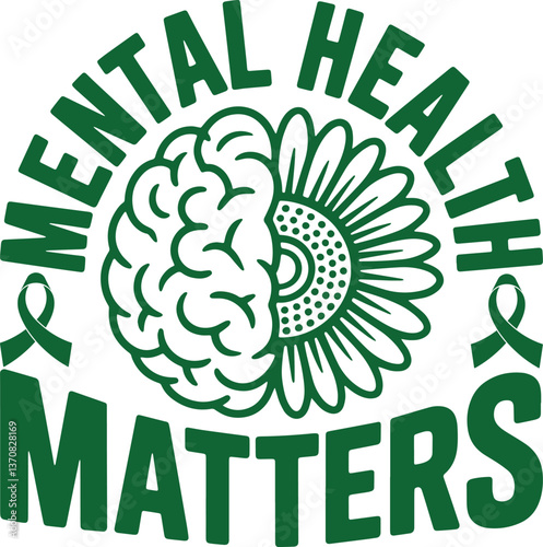 Mental Health Awareness Designs - Inspirational Quotes & Positive Messages for Mental Wellbeing on T-shirts, Mugs, Posters & More