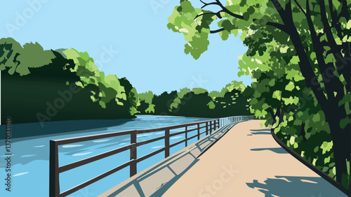 Hennepin Canal Parkway Nature and History in Northwestern Illinois.eps