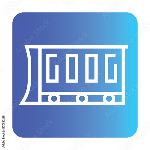 Rotary Snowplow line black icon. Vector isolated button.