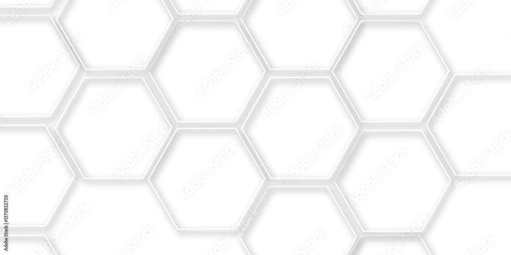 Abstract geometric technology 3d white light structure technology out line hexagon polygonal honeycomb luxury pattern vector background. Abstract geometric technology 3d white light structure technology out line hexagon polygonal honeycomb luxury pattern vector background.