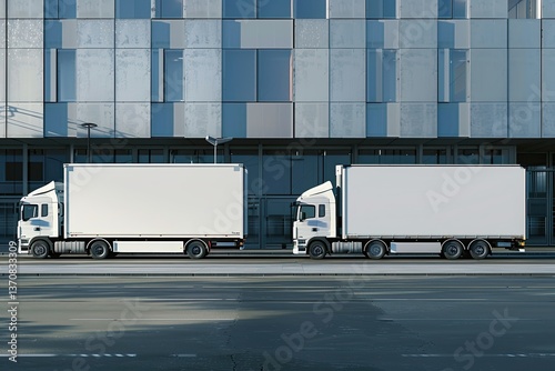 Detailed Color Image of Transport and Logistics Banners Post