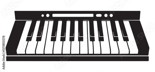 Keyboard Vector Illustration for Music Production and Design Projects