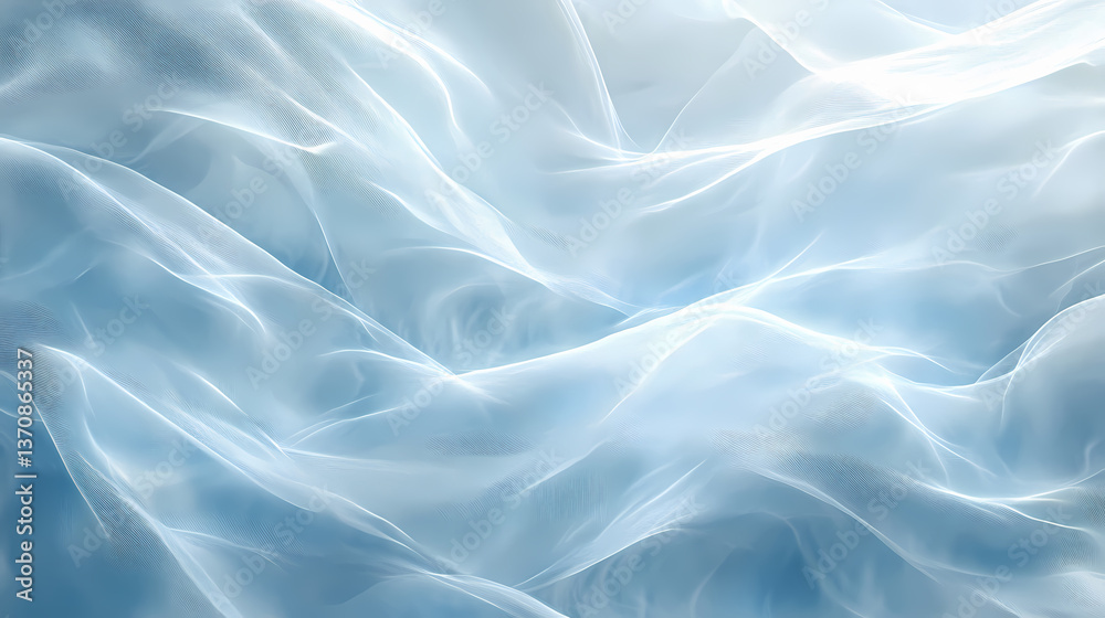 Ethereal blue and silver background with soft abstract landscape and textured design. Echoing Veil. Illustration Ethereal blue and silver background with soft abstract landscape and textured design. Echoing Veil. Illustration