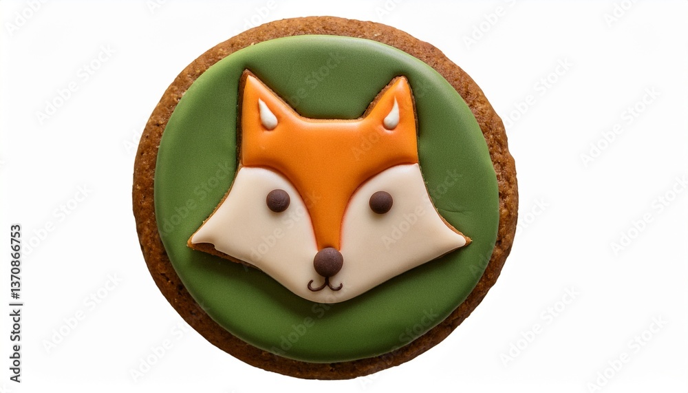 Obraz premium Woodland Animal Themed Cookies