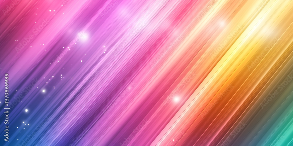Fototapeta premium Multicolored Abstract Background with Flowing Lines and Energy Waves