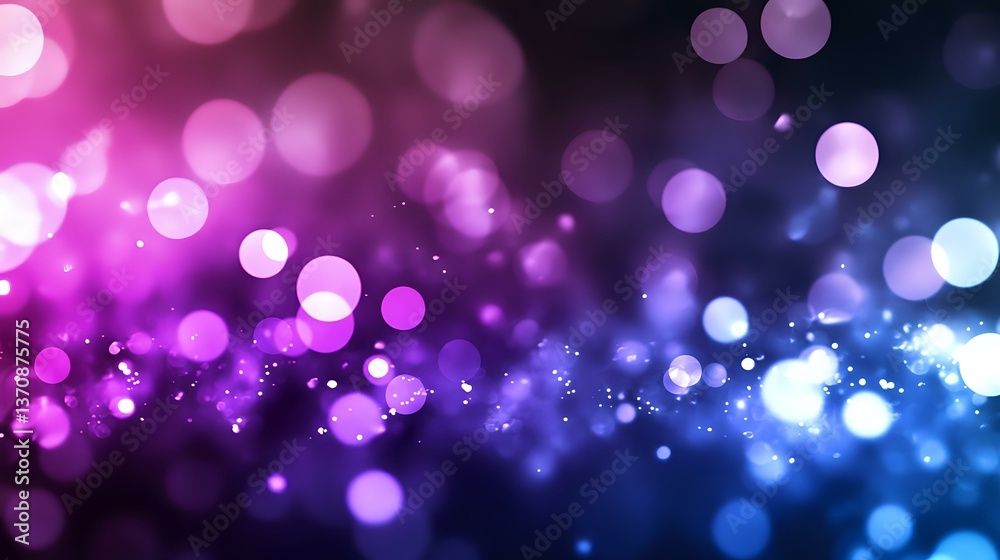 Magical bokeh lights background with pink and blue gradient effect, glowing defocused particles creating dreamy atmospheric blur for festive designs. Magical bokeh lights background with pink and blue gradient effect, glowing defocused particles creating dreamy atmospheric blur for festive designs.