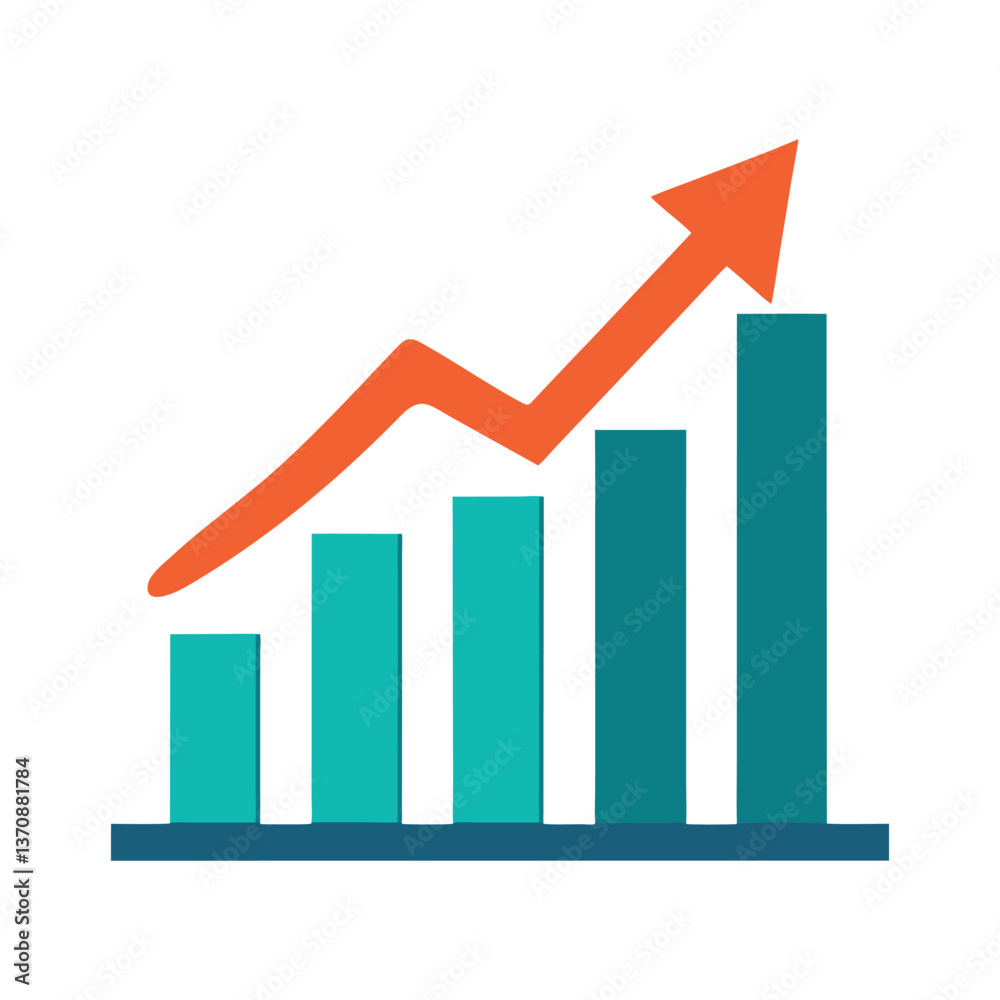 Business Graph Analysis and Performance Chart design icon Business Graph Analysis and Performance Chart design icon