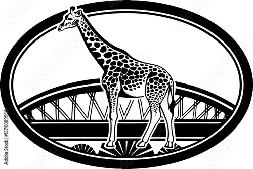 giraffe vector illustration