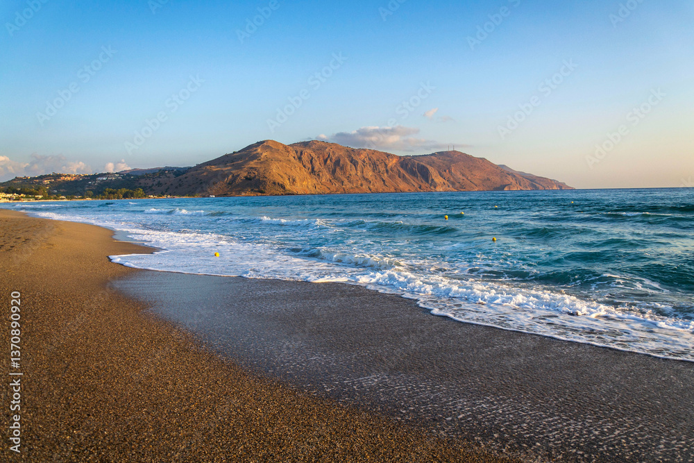 Fototapeta premium Landscape near Georgioupoli village in Chania regional unit, Crete island, Greece, sunny summer day