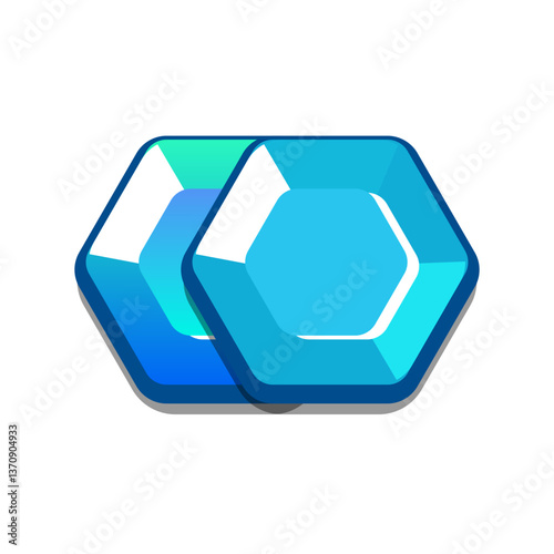 Icon diamonds, gems, casual, cartoon-style. Perfect for games, apps, loot crates, rewards, or in-game purchases.