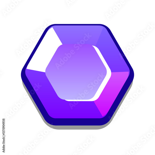Icon diamonds, gems, casual, cartoon-style. Perfect for games, apps, loot crates, rewards, or in-game purchases.