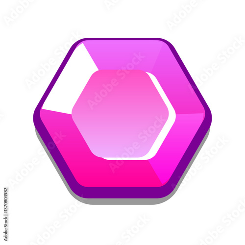 Icon diamonds, gems, casual, cartoon-style. Perfect for games, apps, loot crates, rewards, or in-game purchases.