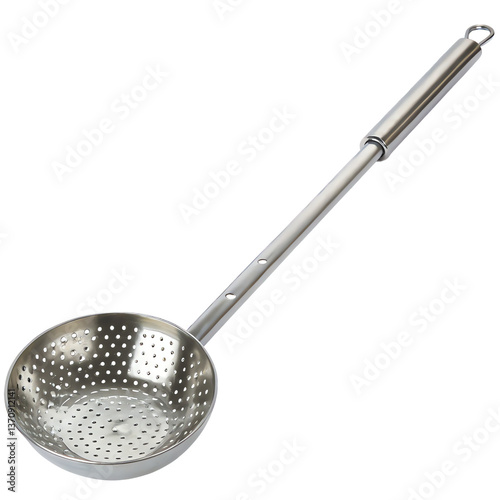 Long Handled Metal Skimmer
