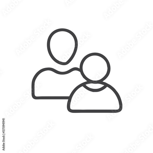 Friend Request Icon for Dating Sites - Essential for Connection Requests, Network Building, and Contact Initiation Features in Dating Apps and Social Platforms