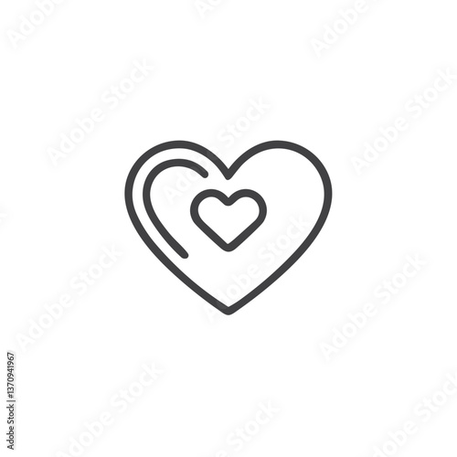 Heart Icon for Dating Websites - Perfect for Like Buttons, Love Expressions, and Interest Indicators in Dating Apps and Relationship Platforms