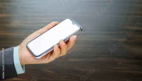 Holding and using the latest smartphone