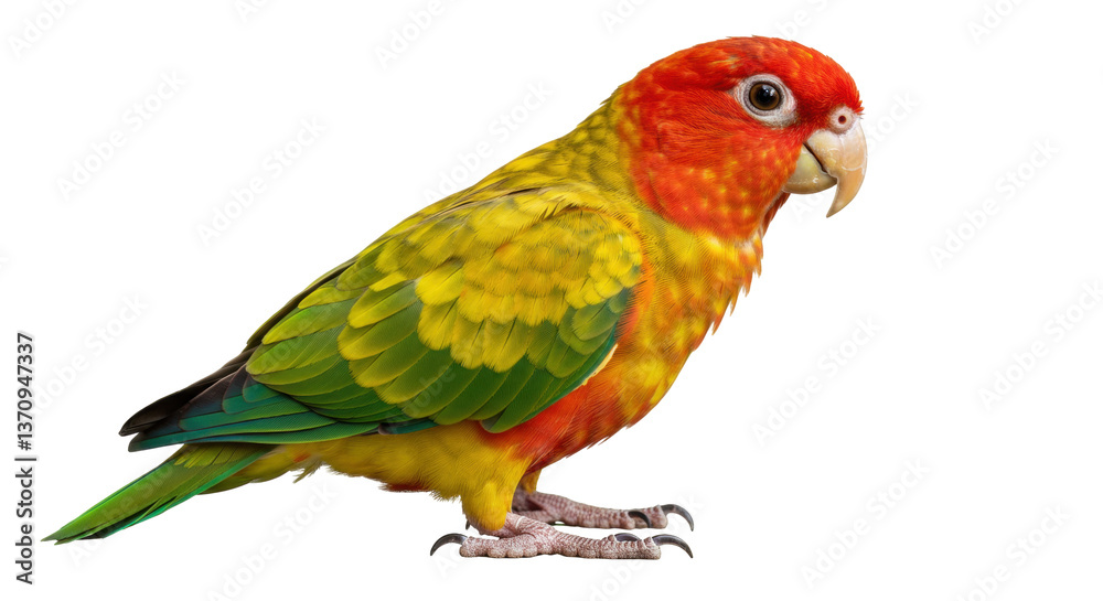 Isolated Colorful Parrot Isolated Colorful Parrot