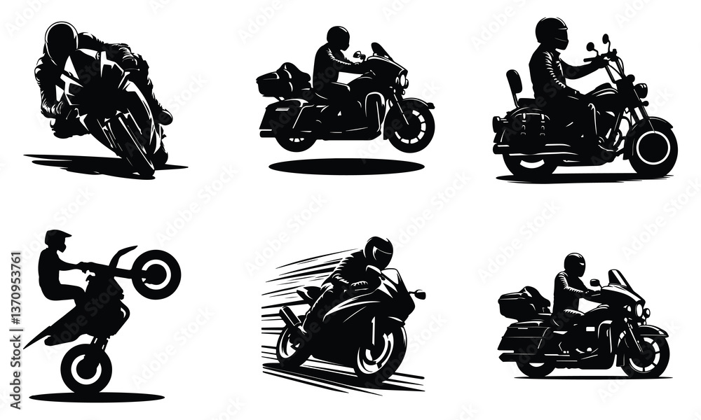 Unleashed Power: The Spirit of Motorcycle Riders