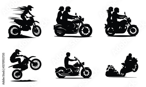 Unleashed Power: The Spirit of Motorcycle Riders