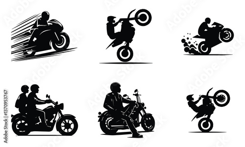 Unleashed Power: The Spirit of Motorcycle Riders