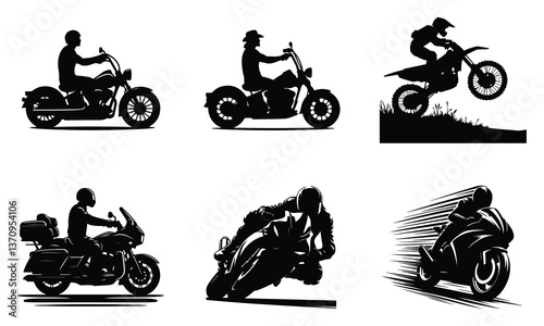 Unleashed Power: The Spirit of Motorcycle Riders