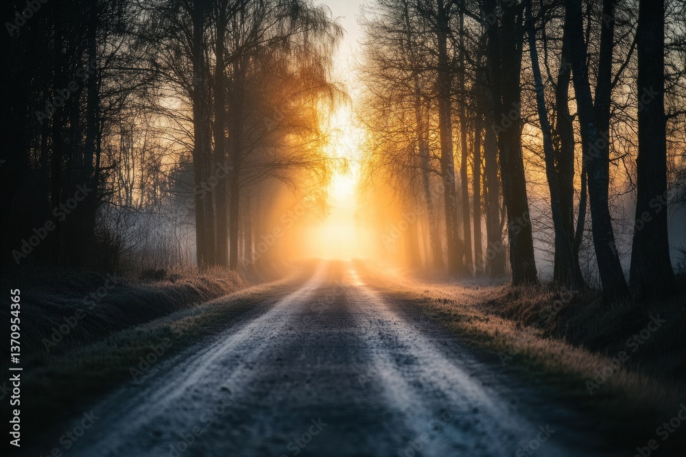 morning in the forest
